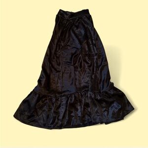 Free People Black Maxi Skirt